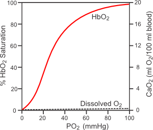 hemoglobin-oxygen dissociation curve